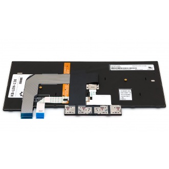 Клавиатура для ноутбука LENOVO ThinkPad Edge T470 T480 BLACK FRAME BLACK RU BackLight
