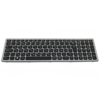 Клавіатура для ноутбука LENOVO IdeaPad Flex 15 G500S G505S S500 S510 S510P Z510 SILVER FRAME BLACK RU