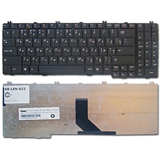 Клавіатура для ноутбука LENOVO IdeaPad B550 B560 G550 G555 V560 BLACK RU