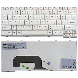 Клавиатура для ноутбука LENOVO IdeaPad K23 K26 S12 WHITE US