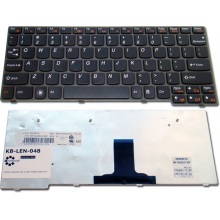 Клавиатура для ноутбука LENOVO IdeaPad S10-3 GREY FRAME BLACK US