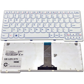 Клавіатура для ноутбука LENOVO IdeaPad S206 S110 WHITE FRAME WHITE US