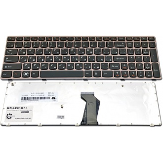 Клавиатура для ноутбука LENOVO IdeaPad B570 B575 B580 B590 V570 V580 Z570 PINK FRAME BLACK RU