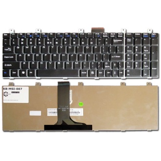Клавіатура для ноутбука MSI MegaBook MS-1683 CR600 / LG E500 BLACK US