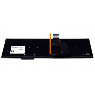Клавіатура для ноутбука SONY VAIO SVT15 BLACK RU BackLight