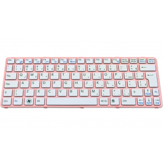Клавіатура для ноутбука SONY VAIO SVE11 PINK FRAME WHITE US