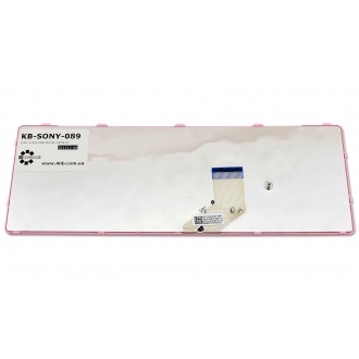 Клавіатура для ноутбука SONY VAIO SVE11 PINK FRAME WHITE US
