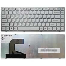 Клавіатура для ноутбука SONY VAIO VPC-S SILVER FRAME WHITE RU