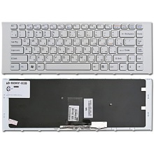 Клавиатура для ноутбука SONY VAIO VPC-EA WHITE FRAME WHITE RU