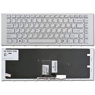 Клавиатура для ноутбука SONY VAIO VPC-EA WHITE FRAME WHITE RU