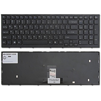 Клавиатура для ноутбука SONY VAIO VPC-EB BLACK FRAME BLACK RU