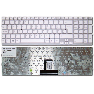 Клавиатура для ноутбука SONY VAIO VPC-EB WHITE FRAME WHITE US