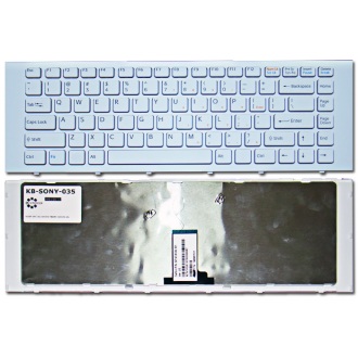 Клавиатура для ноутбука SONY VAIO VPC-EG WHITE FRAME WHITE US