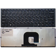 Клавиатура для ноутбука SONY VAIO VPC-YA VPC-YB GREY FRAME BLACK RU