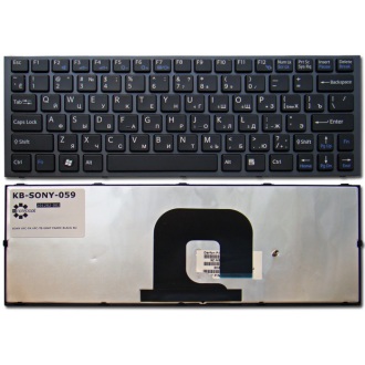 Клавиатура для ноутбука SONY VAIO VPC-YA VPC-YB GREY FRAME BLACK RU