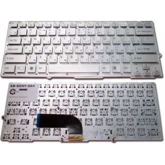 Клавиатура для ноутбука SONY VAIO VPC-SB VPC-SD SILVER RU