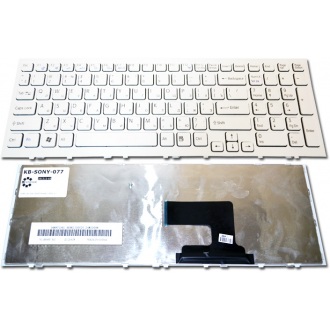 Клавіатура для ноутбука SONY VAIO VPC-EH WHITE FRAME WHITE RU