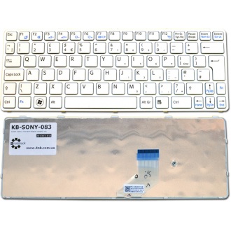 Клавіатура для ноутбука SONY VAIO SVE11 SILVER FRAME WHITE US