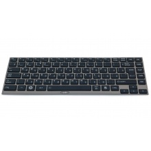 Клавіатура для ноутбука TOSHIBA Portege Z830 Z835 GREY FRAME BLACK RU