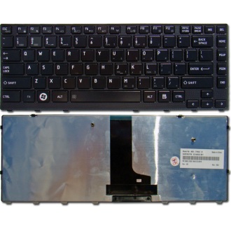 Клавиатура для ноутбука TOSHIBA Satellite M640 M645 M650 P740 P740D P745 P745D BLACK FRAME GLOSSY US