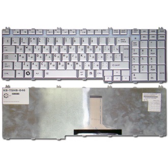 Клавиатура для ноутбука TOSHIBA Satellite P200 P200D P205 P205D X200 X205 SILVER RU