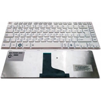 Клавиатура для ноутбука TOSHIBA Satellite C800 C800D L800 L805 L805D L830 L830D L840 L845 WHITE FRAME WHITE RU