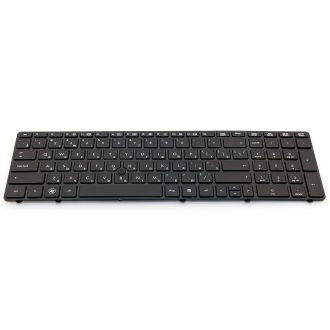 Клавиатура для ноутбука HP EliteBook 8560P 8560W 8570P 8570W, ProBook 6560B 6565B BLACK FRAME BLACK RU (с поинтстиком)