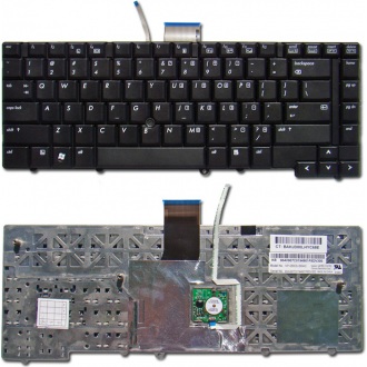 Клавіатура для ноутбука HP EliteBook 6930P BLACK US (з пойнтстіком)