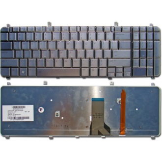 Клавиатура для ноутбука HP Pavilion HDX X16-1000 X16-1100 X16T-1000 X16T-1100 SILVER US BackLight