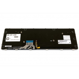 Клавіатура для ноутбука HP EliteBook Folio 1040 G1 1040 G2 SILVER FRAME BLACK US BackLight