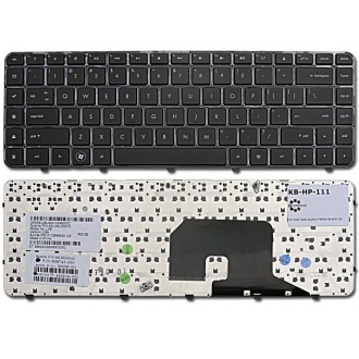 Клавиатура для ноутбука HP Pavilion DV6-3000 DV6-3100 DV6-3200 DV6-3300 DV6-4000 DV6t-3000 DV6t-3100 DV6t-3200 DV6t-4000 DV6z-3000 DV6z-3100 BLACK FRAME BLACK US
