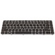 Клавіатура для ноутбука HP EliteBook 745 G3 745 G4 840 G3 840 G4 848 G3 848 G4 SILVER FRAME BLACK US BackLight (з пойнтстіком)