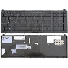 Клавіатура для ноутбука HP ProBook 4520 4520S 4525 4525S BLACK FRAME BLACK RU
