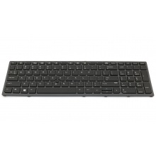 Клавіатура для ноутбука HP HP ZBook 15 G3 15 G4 17 G3 17 G4 BLACK FRAME BLACK US BackLight (з пойнтстіком)