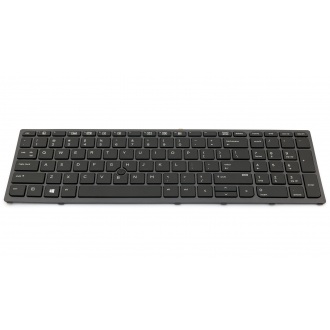 Клавиатура для ноутбука HP HP ZBook 15 G3 15 G4 17 G3 17 G4 BLACK FRAME BLACK US BackLight (с поинтстиком)