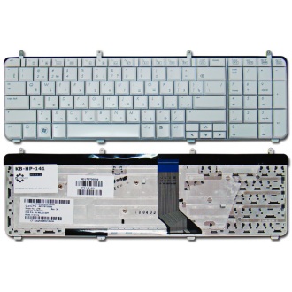 Клавиатура для ноутбука HP Pavilion DV7-2000 DV7-2100 DV7-2200 DV7-3000 DV7-3100 DV7t-2000 DV7t-2100 DV7t-2200 DV7t-3000 DV7t-3100 DV7t-3300 WHITE RU