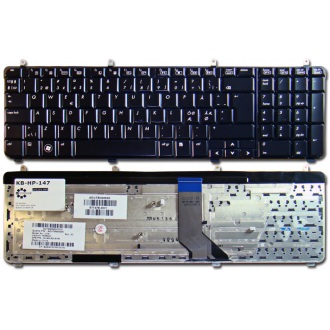 Клавиатура для ноутбука HP Pavilion DV7-2000 DV7-2100 DV7-2200 DV7-3000 DV7-3100 DV7t-2000 DV7t-2100 DV7t-2200 DV7t-3000 DV7t-3100 DV7t-3300 BLACK GLOSSY US