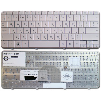 Клавиатура для ноутбука HP Pavilion DV2-1000 DV2-1100 DV2-1200 DV2Z-1000 DV2Z-1100 WHITE RU