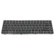 Клавиатура для ноутбука HP ProBook 4330S 4331S 4435S 4436 SILVER FRAME BLACK US