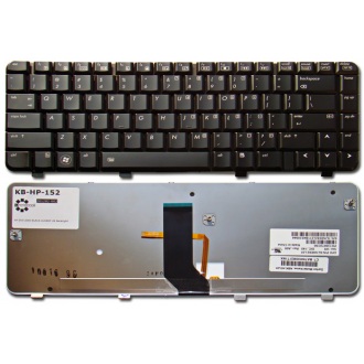 Клавіатура для ноутбука HP Pavilion DV3-2000 DV3-2100 DV3-2300 DV3t-2000 DV3z-1000 BLACK GLOSSY US BackLight