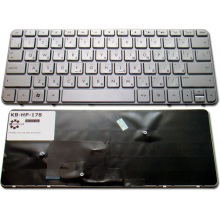 Клавиатура для ноутбука HP Mini 1103 110-3500 110-3600 110-3700 110-3800 210-2000 210-2100 210-2200 210-3000 210-4000 CQ10-600 CQ10-700 CQ10-800 SILVER FRAME SILVER RU