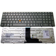 Клавиатура для ноутбука HP EliteBook 8760P 8760W GREY FRAME GREY RU (с поинтстиком)