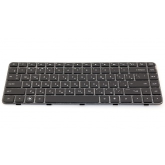 Клавіатура для ноутбука HP Pavilion DM4-1000 DM4-1100 DM4-1200 DM4-2000 DM4-2100 DM4T-1000 DM4T-2000 DM4T-2100 DV5-2000 DV5-2100 DV5-2200 DV5T-2000 DV5T-2100 DV5T-2200 BLACK FRAME BLACK RU BackLight