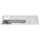 Клавіатура для ноутбука HP ProBook 4530S 4535S 4730S SILVER FRAME BLACK RU