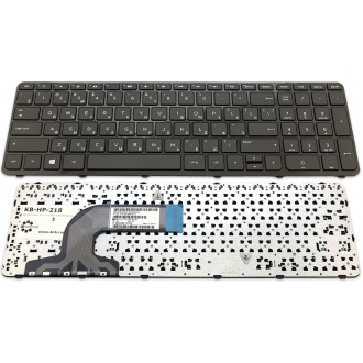 Клавиатура для ноутбука HP 250 G2 255 G2 250 G3 255 G3 Pavilion 15-d 15-e 15-f 15-g 15-h 15-n 15-r, Pavilion Touchsmart 15-n BLACK FRAME BLACK RU