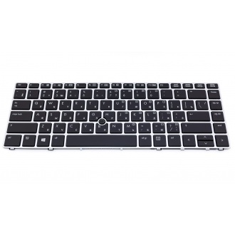 Клавиатура для ноутбука HP EliteBook Folio 9470M SILVER FRAME BLACK RU