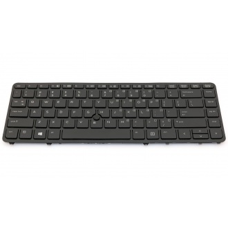 Клавиатура для ноутбука HP EliteBook 740 G1 740 G2 745 G1 745 G2 750 G1 750 G2 755 G1 755 G2 840 G1 840 G2 850 G1 850 G2, ZBook 14 G2 BLACK FRAME BLACK US BackLight (с поинстиком)
