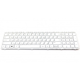 Клавиатура для ноутбука HP Pavilion 15-d 15-e 15-f 15-g 15-h 15-n 15-r, Pavilion Touchsmart 15-n WHITE FRAME WHITE RU
