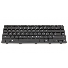 Клавіатура для ноутбука HP ProBook 430 G2 440 G0 445 G0 440 G1 445 G1 440 G2 445 G2 640 G1 645 G1 BLACK FRAME BLACK US