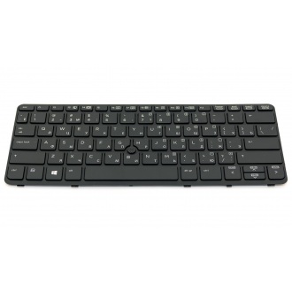 Клавиатура для ноутбука HP EliteBook 720 G1 720 G2 725 G2 820 G1 820 G2 BLACK FRAME BLACK RU BackLight (с поинтстиком)
